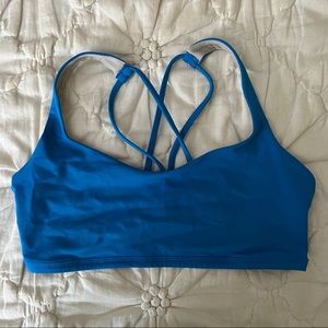 Lululemon Free To Be Bra - Size 6 Blue